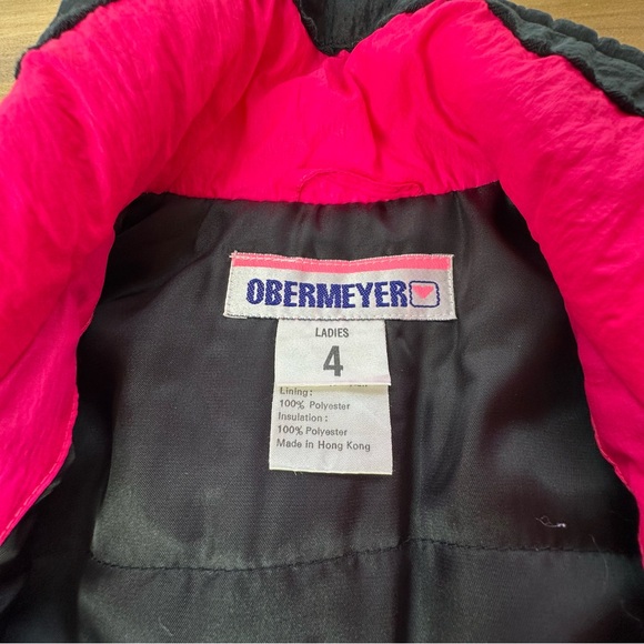 OBERMEYER 80’s 90’s Neon Escapade Snow Suit Size 4 - Picture 4 of 17